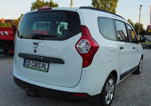 Dacia Lodgy cena 24900 przebieg: 140000, rok produkcji 2014 z Alwernia małe 277